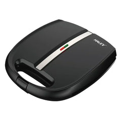Aparat de Sandwich-uri HALEY HY-1041, 1400W, 8 Triunghiuri, Plăci Antiaderente, Încălzire Rapidă, Indicator Luminos, Negru