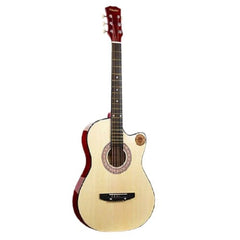 Chitară acustică 4/4 din lemn natural – model clasic sunet cald și clar