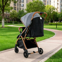 Cărucior pentru copii KIDDO 6607 pliabil, spătar reglabil, copertină mare, 0-36 luni, max. 22 kg
