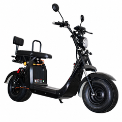 Scuter Electric 2 Persoane, Viteză Limitată 25 km/h – Fără Permis, Motor 1500W, Baterie 20Ah, Suspensie Hidraulică, COC Inclus