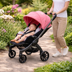 Cărucior travel 4 în 1 pentru Bebeluși Stroller Plus 2053 – Sistem Multifuncțional, 0-3 Ani