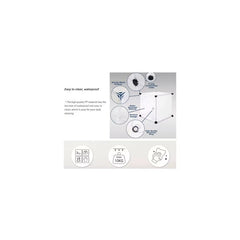 Dulap modular pentru copii, albastru, AT PERFORMANCE®, 12 rafturi, durabil, 110X37X147 cm, castel, print