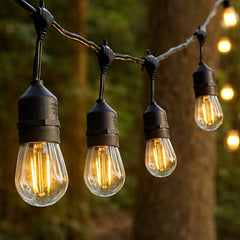 Ghirlandă Luminoasă Decorativă Interconectabilă AT PERFORMANCE® 25 m, 50 Becuri LED, Alb Cald, Exterior IP44