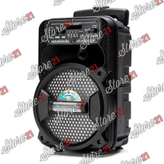 Boxa Activa Profesionala Portabila 250 W Troler 8 Inch ,Microfon , USB, Radio, Bluetooth,Telcomanda,cadou BRATARA+ Casti telefon