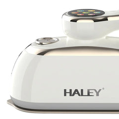 Fier de Călcat Vertical cu Abur HALEY HY-2004, 2000W, Rezervor 150 ml, Talpă Inox, Încălzire Rapidă, Abur Continuu, Portabil, Alb