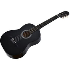 Chitara AT PERFORMANCE®, Clasica 4/4 Neagra, 38" (95cm), Lemn, 6 Corzi metalice, 20 De Taste.
