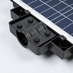 Lampă Solară Stradală LED 2400W, 800 LED-uri, Panou Fotovoltaic, Telecomandă, Suport Metalic, IP65, Lumină Rece