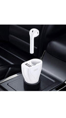 Casti Bluetooth , wireless (fara fir), cu Incarcator Masina USB, Control Touch, Handsfree, Compatibilitate: Universal, Oferta limitata - Alb