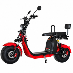 Scuter Electric 2 Persoane, Viteză Limitată 25 km/h – Fără Permis, Motor 1500W, Baterie 20Ah, Suspensie Hidraulică, COC Inclus