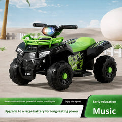 ATV Electric Copii KIDOO® L-168, 6V, 3–5 km/h, 3–5 ani – Distracție Off-Road, Sigur și Ușor de Utilizat