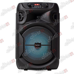 Boxa Activa Portabila 150 W , 8 Inch ,Microfon Cu Fir, USB, Radio, Bluetooth,Telecomandă+Cadou boxa portabila+casti telefon+husa tableta