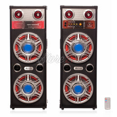 Set Boxe Active 623 , 650W ,Telecomanda, Bluetooth ,Radio, Usb ,SD Card,4 Subwoofere De 10 Inch