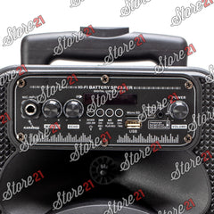 Boxa Activa Profesionala Portabila 250 W Troler 8 Inch ,Microfon , USB, Radio, Bluetooth,Telcomanda,cadou BRATARA+ Casti telefon