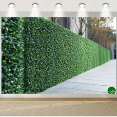 Gard viu decorativ frunze artificiale AT PERFORMANCE®, 3m x 1m lungime, verde deschis