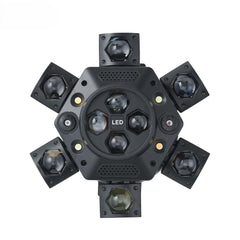 Proiector Moving Head Profesional 6 Brațe 120W RGBW 4-în-1 DMX512 cu Telecomandă