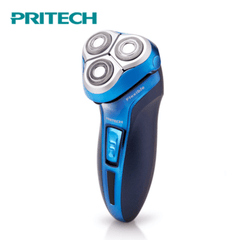 Aparat de ras portabil , Trei lame elastice adaptabile la forma fetei, Lame otel, Rezistent la apa IPX6+Cadou Masina De Tuns Baterii-Trimmer Profesional