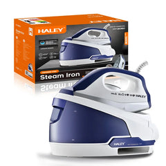 Stație de Călcat cu Abur HALEY HY-2080, 2600W – 1800ml, Talpă Ceramică, Self-Cleaning, Anti-Drip, Anti-Calc, LED