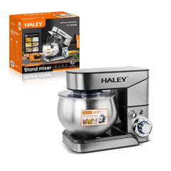 Robot de bucătărie multifuncțional HALEY HY-2403, 7L, inox, 6 viteze + Turbo