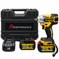Mașină De Înșurubat Cu Impact AT PERFORMANCE® 850Nm, 128V, 2 Acumulatori 5Ah, Set 40 Accesorii, Valiză Transport