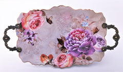Tava de ceramica cu manere,