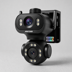 Camera Supraveghere WiFi JORTAN JT-9680 6MP Dual-Head PTZ + Cablu 5m Cadou