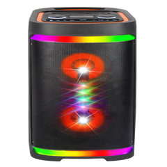 Boxă Karaoke Portabilă KOLAV-M2854 400W PMPO, 2x8", Bluetooth, Microfon Wireless Inclus, RGB LED, TWS, USB-C, TF Card, Telecomandă și Xtra Bass