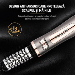 Perie Rotativă Pentru Păr Haley HY-4035, 1500W, 3 Viteze, Rotire În Ambele Direcții, Pentru Ondulare Și Îndreptare