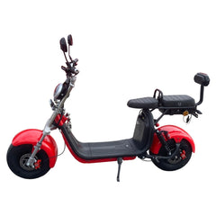 Scuter Electric 2 Persoane, Viteză Limitată 25 km/h – Fără Permis, Motor 1500W, Baterie 20Ah, Suspensie Hidraulică, COC Inclus