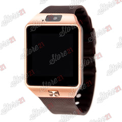 Smartwatch cu Bluetooth si Camera Foto, Compatibil SIM si MicroSD NEGRU , ROZ, GRI