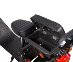 Scuter Electric 2 Persoane, Viteză Limitată 25 km/h – Fără Permis, Autonomie 45 km, Motor 1500W, Baterie 20Ah, Suspensie Hidraulică, COC Inclus