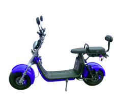 Scuter Electric 2 Persoane, Viteză Limitată 25 km/h – Fără Permis, Autonomie 45 km, Motor 1500W, Baterie 20Ah, Suspensie Hidraulică, COC Inclus