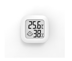 Termometru si higrometru de camera AT PERFORMANCE, Ecran LCD, cu functie de masurare a temperaturii si a umiditatii aerului, Indicator comfort, 3.9x 3.9x1.2 Cm, culoare Alb
