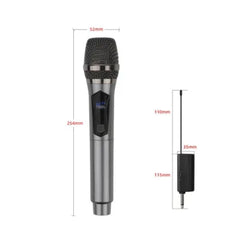 Set 2 microfoane, Wireless, AT PERFORMANCE®, Pentru Karaoke, Negru