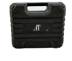 Mini Polizor Flex Unghiular Portabil, AT PERFORMANCE®, 2 acumulatori 12V, 750W, 1500 mAh, 19500 rpm, 6 discuri 76 mm, Autonomie Mare, Portocaliu/Negru.