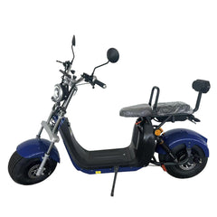 Scuter Electric 2 Persoane, Viteză Limitată 25 km/h – Fără Permis, Motor 1500W, 2X Baterie 20Ah, Suspensie Hidraulică, COC Inclus