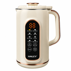 Aparat Multifuncțional pentru Prepararea Laptelui Vegetal și de Soia HALEY® HY-2721, 1800 ml, Putere Mixare 500W, Încălzire 1000W, 8 Funcții, Panou Tactil, Timer 12 Ore, Autocurățare