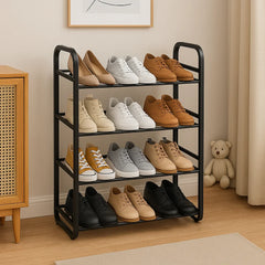 Raft modern pentru pantofi AT PERFORMANCE® – 4 etaje, compact și elegant