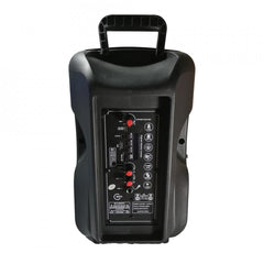 Boxa Activa Portabila 250 W , 8 Inch ,Microfon Cu Fir, USB, Radio, Bluetooth,Telecomandă+Cadou + bratara fitness