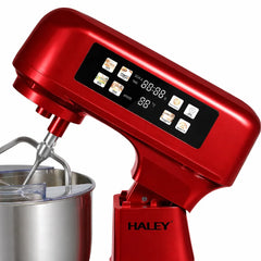 Mixer Planetar Profesional HALEY HY-2419, 2200W, Bol Inox 10L, 12 Viteze, Display Touch, Cântar Integrat