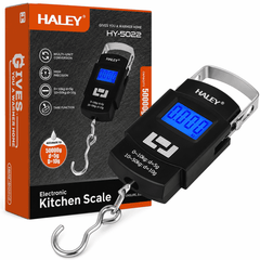 Cântar Electronic De Bucătărie Haley HY-5022, Capacitate 50 Kg, Display LCD Iluminat, Funcție Tară, Conversie Unități