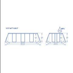 Piscina cu cadru metalic Bestway XXL