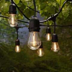 Ghirlandă Luminoasă Decorativă Interconectabilă AT PERFORMANCE® 15 m, 30 Becuri LED, Alb Cald, Exterior IP44