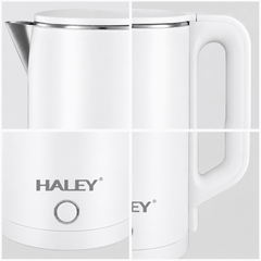 Fierbător Electric Haley HY-8870, 3L, 1800W, Oțel Inoxidabil SUS304, Bază Rotativă 360°, Oprire Automată