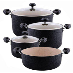 SET OALE antiaderent 7 piese GRANIT, 3 Straturi