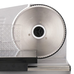 Feliator Electric de Alimente HALEY® HY-1329, Putere Maximă 800W, Lamă din Oțel Inoxidabil de 190 mm, Grosime de Tăiere Reglabilă 0–15 mm, Carcasă din Aluminiu Turnat, Protecție pentru Degete, Împingător Transparent cu Protecție