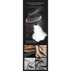 Aparat de Călcat Vertical și Orizontal cu Aburi HALEY® HY-6603, 2000W, Cap Rotativ la 90°, Panou de Control Tactil, Încălzire Rapidă în 20 Secunde, 3 Niveluri de Abur, Rezervor 120 ml, Funcție de Călcare Uscată (Copy)