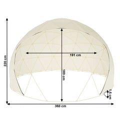 Cort 3.6 x 3.6 x 2.2 m Curte, Gradina, Evenimente, pliabil , Iglu .