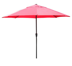Umbrelă de Grădină 295 cm, Rotundă, Protecție UV, Roșu