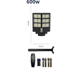 Lampa Solara Stradala LED, Senzor de lumina si miscare, AT PERFORMANCE, 600W.