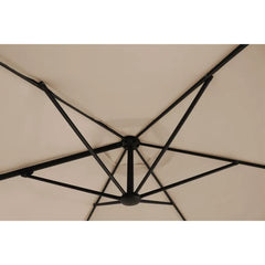 Umbrelă de Soare cu Braț Lateral 290 cm, Protecție UV, Antracit